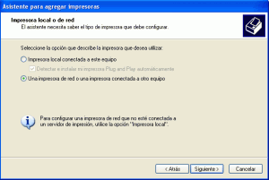 Instalar una impresora en red bajo windows 7 y windows xp