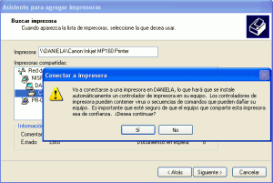 instalar impresora en red windows xp y 7