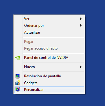 Cambiar el protector de pantalla en Windows 7 Starter y Home Basic 
