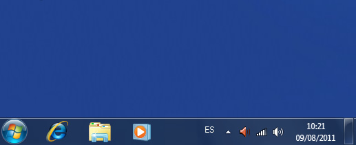 Cambiar el color de la barra de Tareas Windows 7 con Tasbar Color Effects
