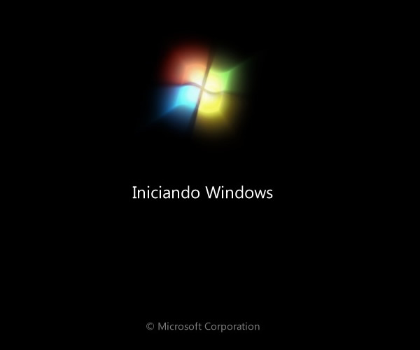 logo animado arranque de Windows 7