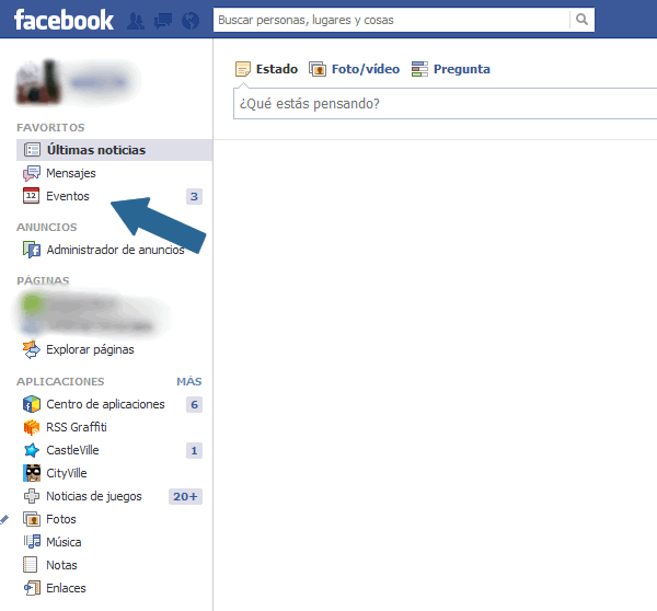 Como bloquear o desactivar los eventos sugeridos en Facebook
