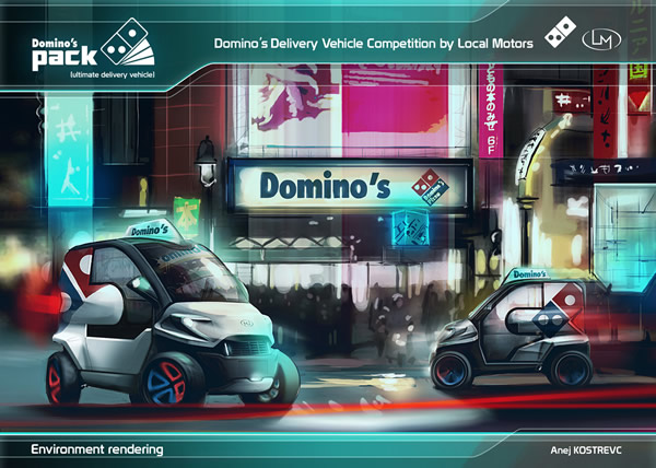 Domino’s Pizza y el diseño de un nuevo coche para repartir Pizza