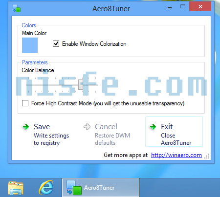 Habilitar Aero Glass Windows 8