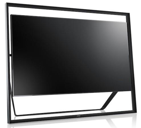 Televisor 4K S9 UHD de 85 pulgadas de Samsung con un diseño flotante