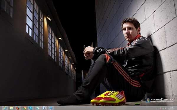 Lionel Messi Windows 7 Theme