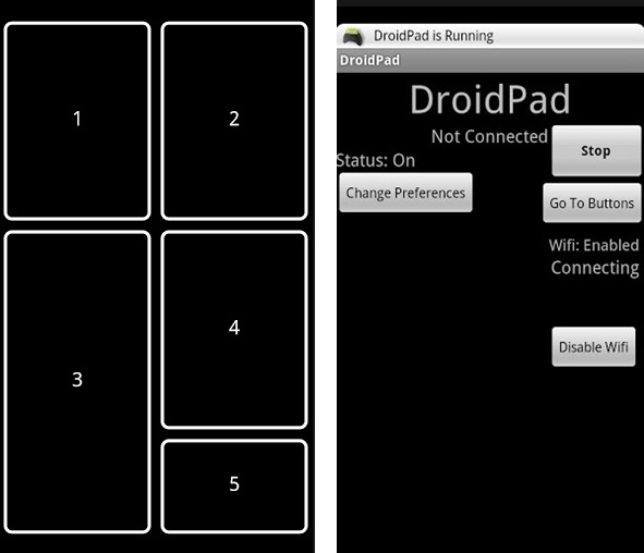 Convierte tu Android en un control remoto inalámbrico con DroidPad: PC Joystick & mouse