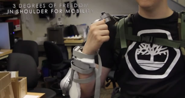 TitanArm Exoskeleton prototipo de exoesqueleto creado por universitarios