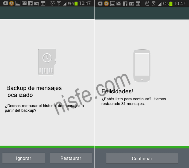 Como recuperar los chats y mensajes eliminados de WhatsApp en Android